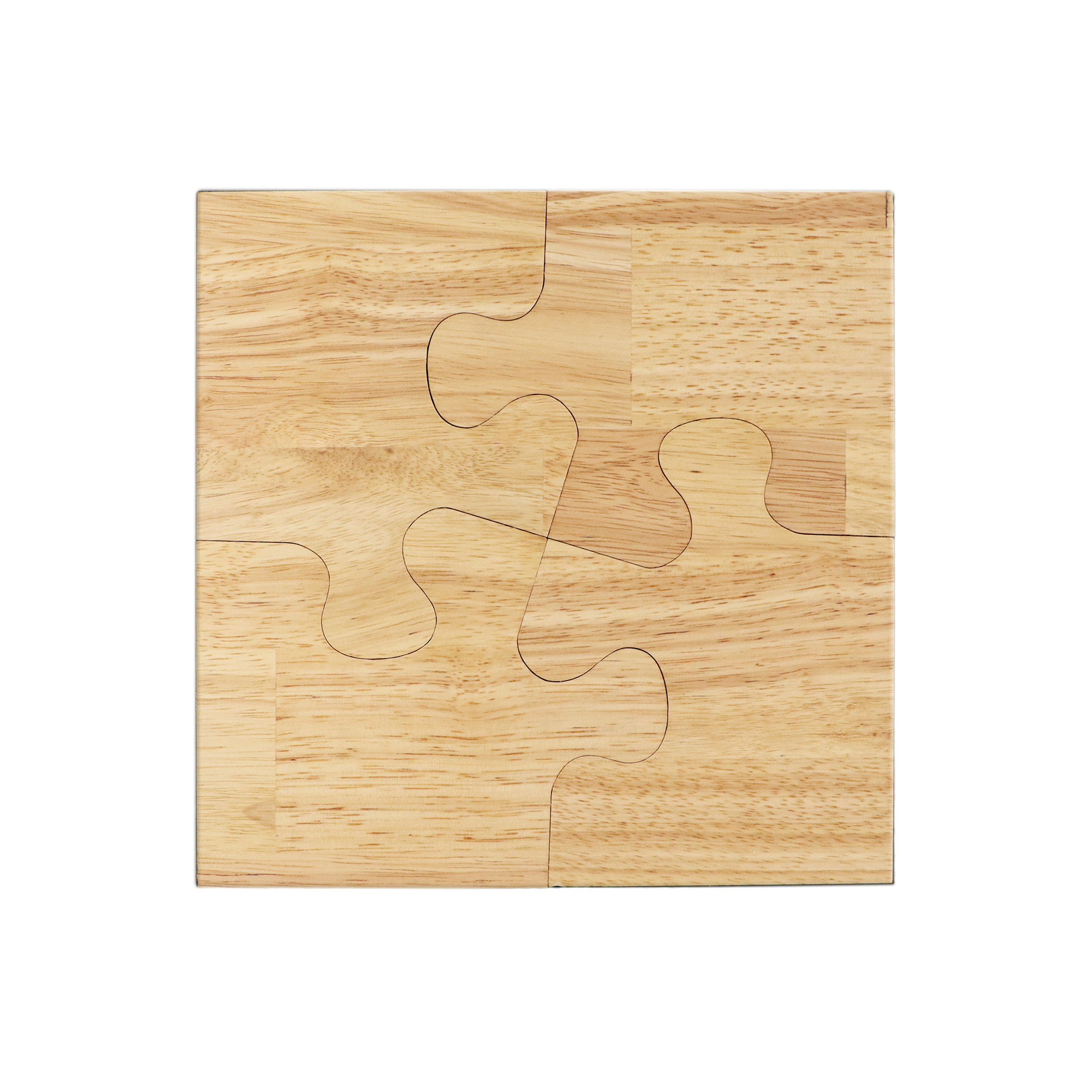 Set de 4 dessous de verre - Puzzle